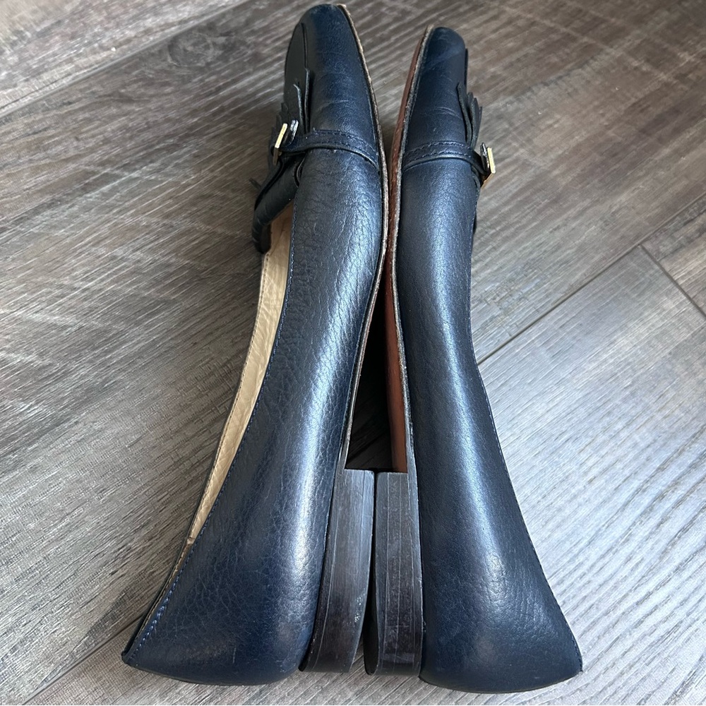 Brooks Brothers Dark Navy Blue Leather Loafers Women’s Size 8½ - Picture 9 of 12